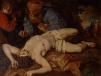GG 729  GG 729, Johann Carl Loth (1632-1698), Der barmherzige Samariter, Leinwand, 135 x 170 cm : Biblische Themen